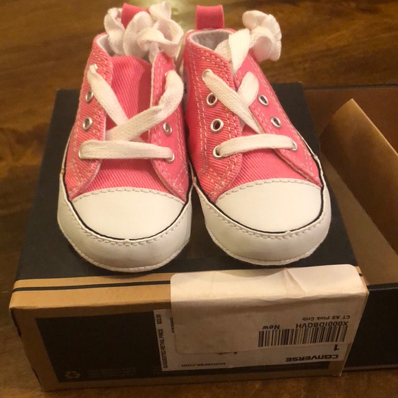 pink baby converse
